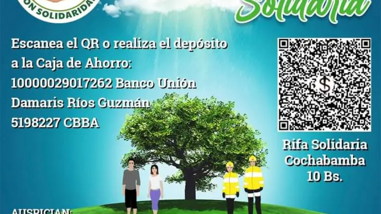 Afiche de la campa&ntilde;a "Apaga el fuego con solidaridad".
