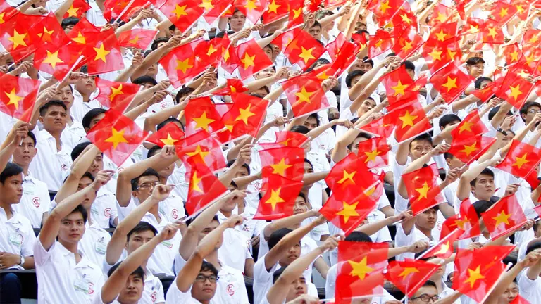 Vietnamitas conmemoran el fin de la guerra hace 40 a&ntilde;os. EFE