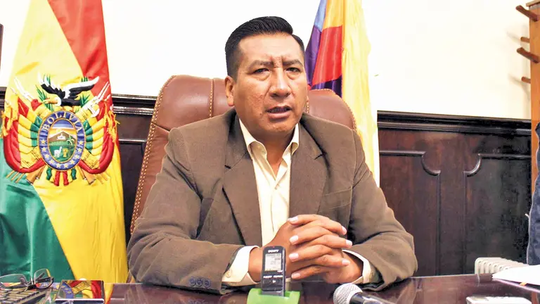 El presidente de la Cámara de Diputados, Freddy Mamani.         Archivo OPINI&Oacute;N