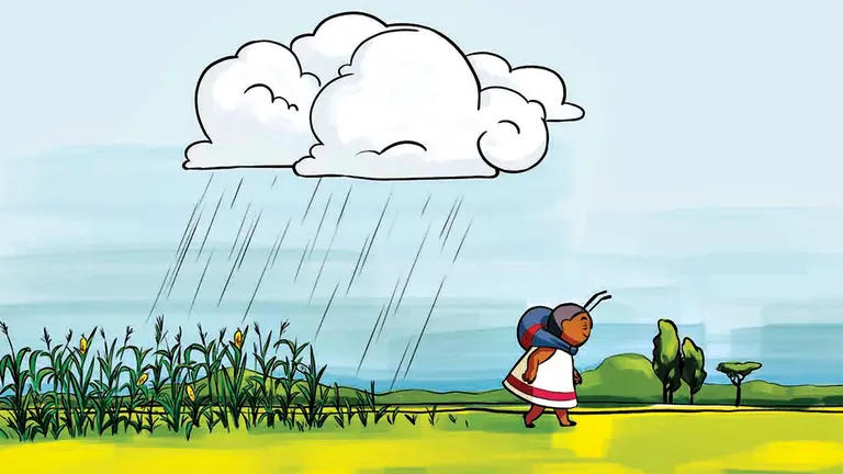 Una imagen de la animación Abuela grillo.
