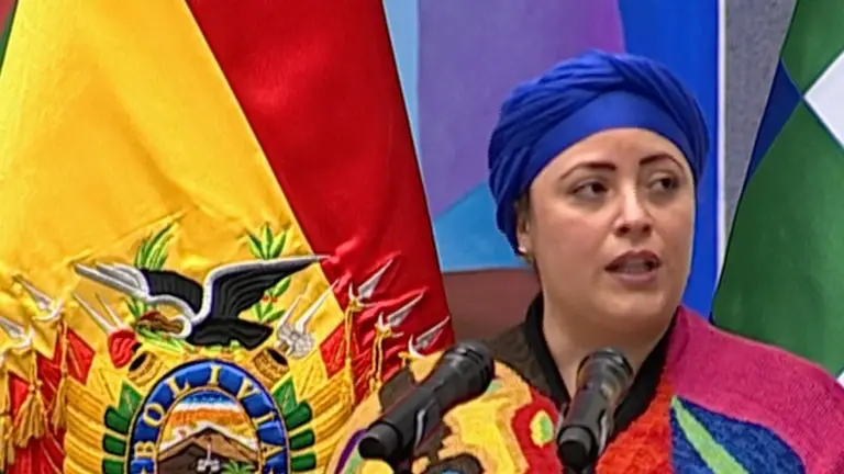 La ministra de la Presidencia, Mar&iacute;a Nela Prada Tejada. ARCHIVO