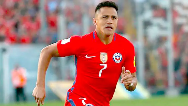 Alexis Sánchez, con la camiseta de su selección./ FOX SPORTS