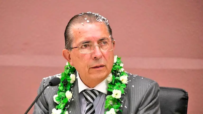 El ministro de Salud, Edgar Pozo.