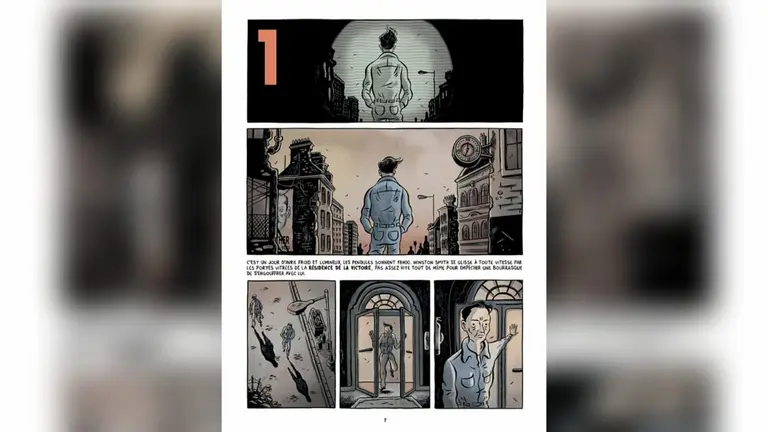 Vi&ntilde;eta de 1984 de George Orwell. EFE