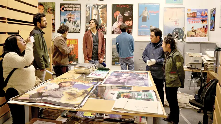 Estudiantes del LAAAB en su primera versión en el Festival de Cine Radical 2019.       FESTIVAL DE CINE RADICAL