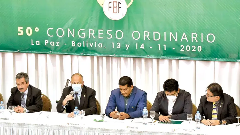 Reunión de Congreso Ordinario que se realizó en La Paz.		     APG