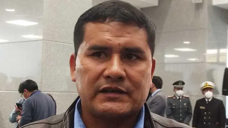 El ejecutivo de la Confederaci&oacute;n Sindical &Uacute;nico de Trabajadores Campesinos de Bolivia (CSUTCB), Jacinto Herrera. (Foto: cortes&iacute;a de erbol.com.bo)