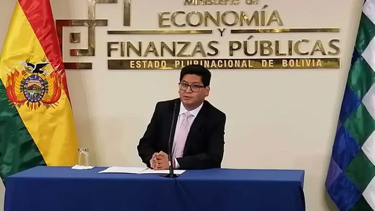 El ministro de Econom&iacute;a, Marcelo Montenegro. ERBOL