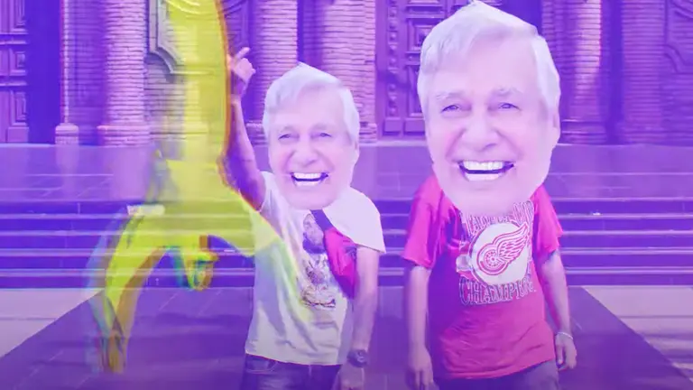 Captura de videoclip del grupo Cruz Santa