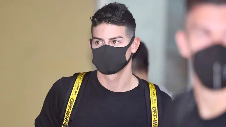 El volante colombiano James Rodríguez. EFE 