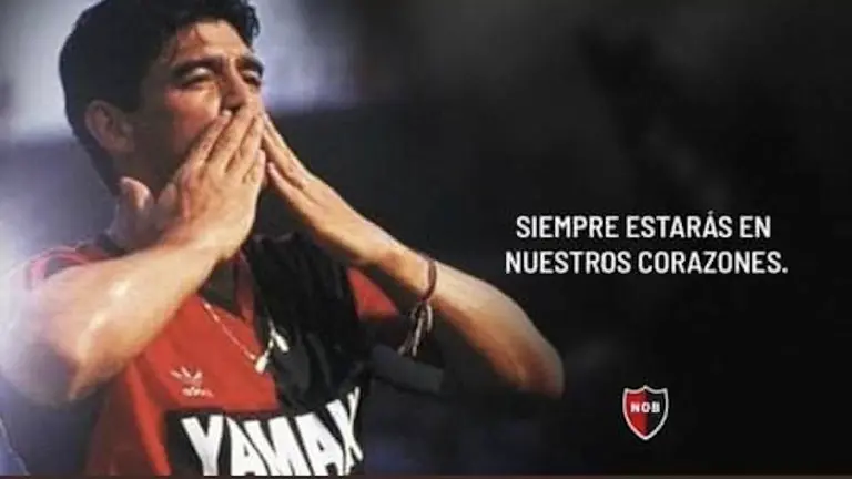 El homenaje póstumo de Newell's Old Boys de Rosario. Twitter