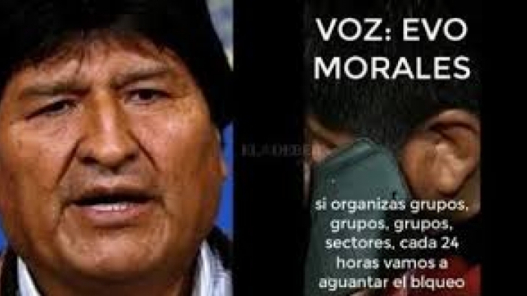 Evo Morales y la supuesta conversaci&oacute;n que habr&iacute;a tenido con Yucra. Brujuladigital