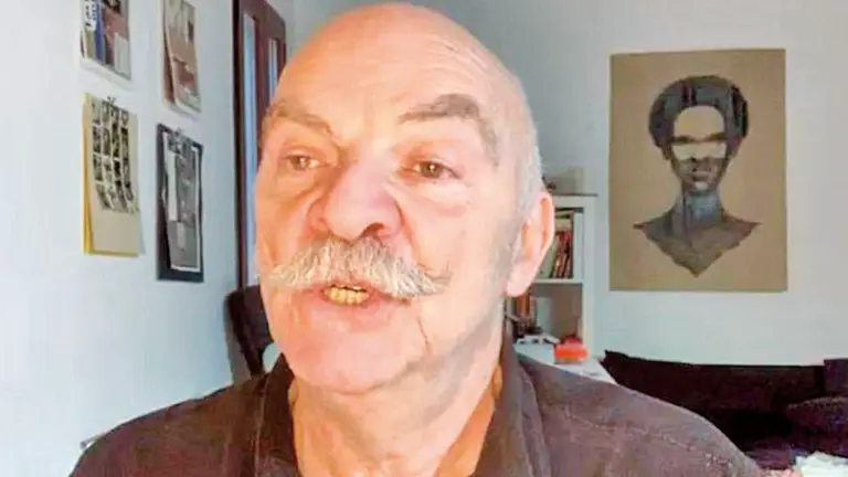 El periodista Martín Caparrós en su conferencia virtual en el Festival Gabo. CAPTURA DE PANTALLA