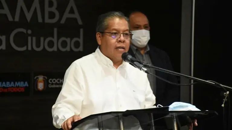 El alcalde suplente temporal de Cochabamba, Iván Tellería. NOÉ PORTUGAL