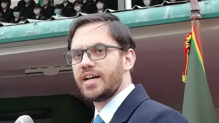 El ministro de Gobierno, Eduardo Del Castillo. Archivo