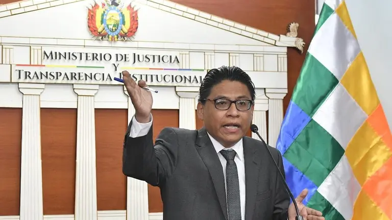 El ministro de Justicia, Iván Lima. APG