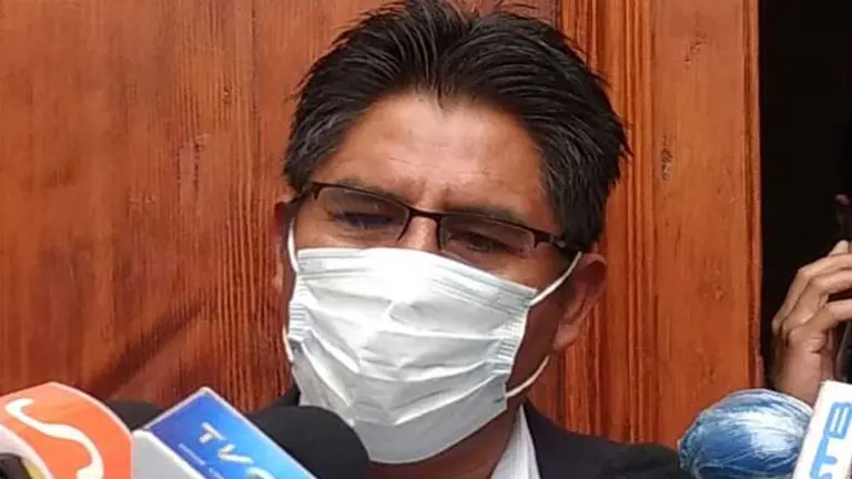 El gobernador del departamento de La Paz, F&eacute;lix Patzi. ERBOL