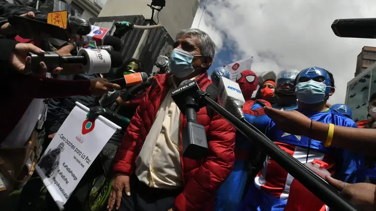 El exministro de Obras P&uacute;blicas y actual candidato a la Alcald&iacute;a de La Paz por la agrupaci&oacute;n "Por el Bien Com&uacute;n", Iv&aacute;n Arias. APG