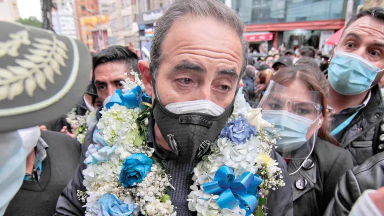 El excandidato del MAS a la alcaldía de La Paz, César Dockweiler. APG