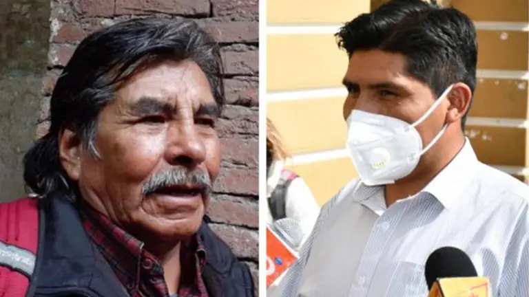 Felipe Quispe "El Mallku" y Franklin Flores candidato a Gobernaci&oacute;n de La Paz. Oxigeno