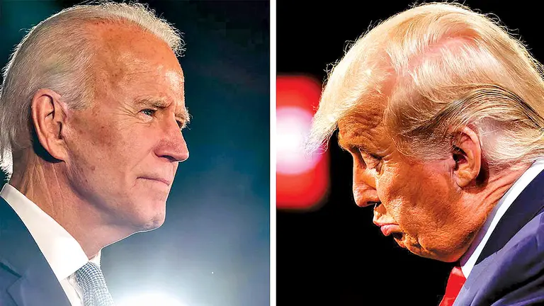 Joe Biden y Donald Trump, en fotograf&iacute;as de archivo./ EFE