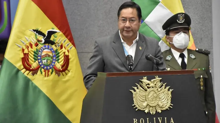 El presidente de Bolivia, Luis Arce. ABI