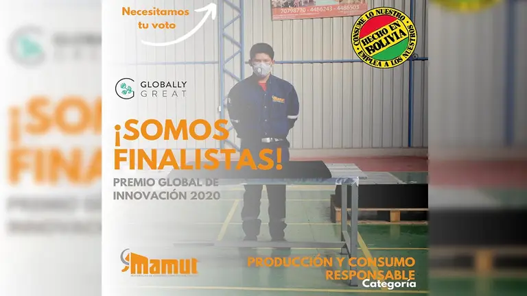 Afiche de promoci&oacute;n de Mamut. Cortes&iacute;a