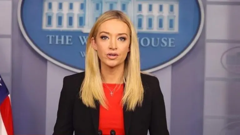 La portavoz de la Casa Blanca, Kayleigh McEnany. EFE