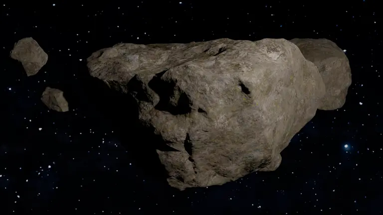 Imagen de un meteorito. Muy Interesante