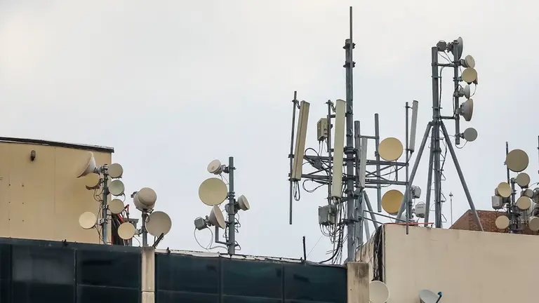Imagen de antes de Telecomunicaciones en Lima. EFE