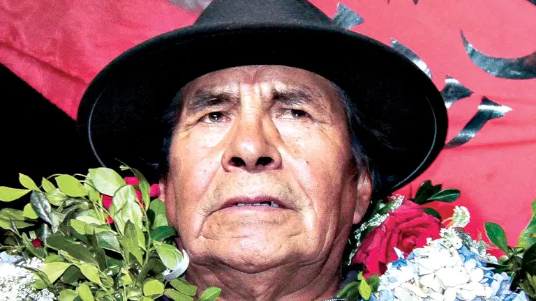 Felipe Quispe, el Mallku, hizo de la comandancia de guerra uno de sus pilares. ARCHIVO