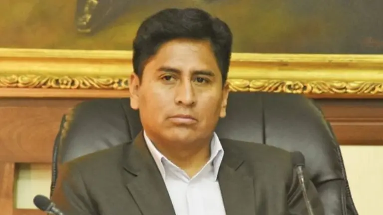 Joel Flores, posesionado el 3 de mayo de 2023 como vicepresidente del Concejo Municipal de Cochabamba. ARCHIVO