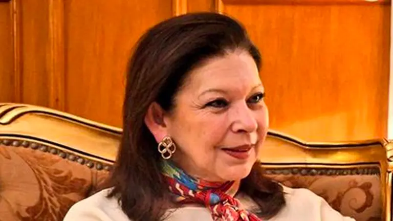 María Teresa Mercado, ex embajadora de México en Bolivia. ARCHIVO