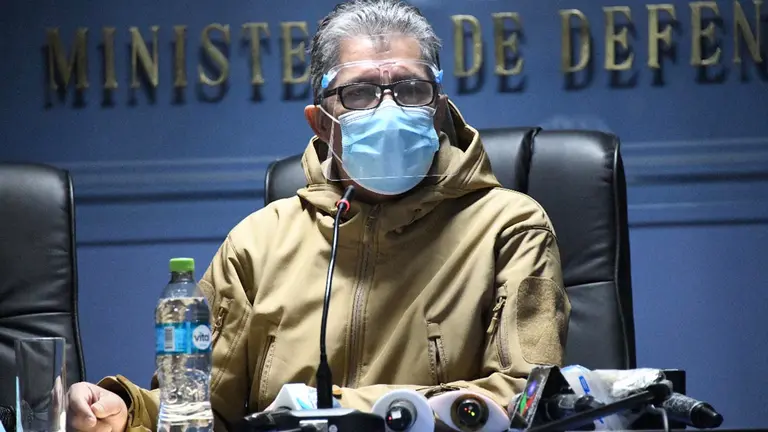 El ministro de Defensa, Edmundo Novillo. ARCHIVO