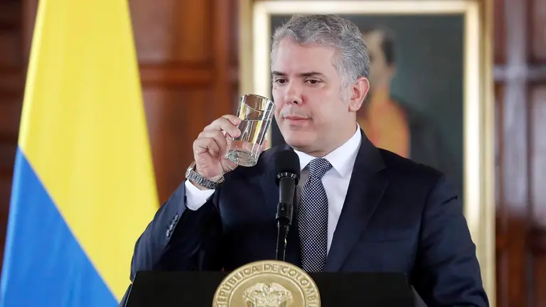 En la imagen el presidente de Colombia, Iván Duque. EFE