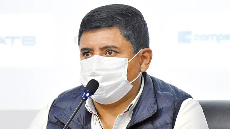 Gróver Vargas, presidente de Wilstermann. DICO SOLÍS