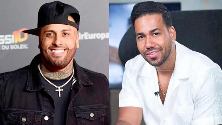 Por segunda vez en sus carreras artísticas Nicky Jam y Romeo Santos hacen música juntos. EFE