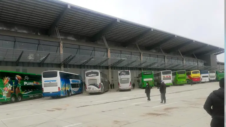 La nueva Terminal Metropolitana de Buses de El Alto. AMI
