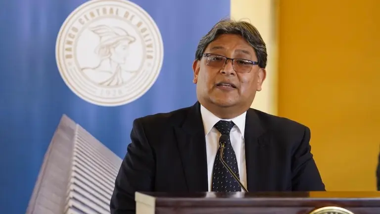 El presidente del Banco Central de Bolivia (BCB), Edwin Rojas.