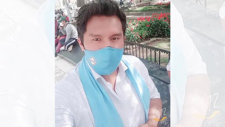 El candidato a primer concejal por UCS Wilson Pérez Ojeda. W. PÉREZ