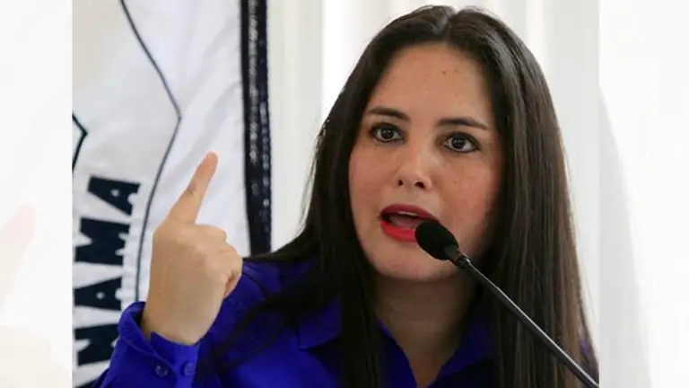 En la imagen, la diputada Zulay Rodríguez, presidenta de la Comisión de la Mujer, la Niñez, la Juventud y la Familia de la Asamblea Nacional. EFE