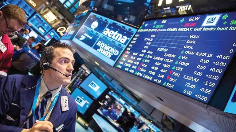Una imagen de Wall Street.  EFE