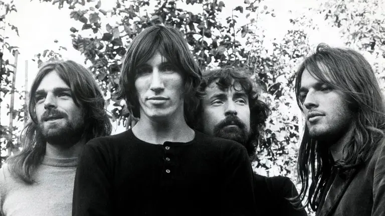 La banda inglesa Pink Floyd. Foto publicada en El Heraldo