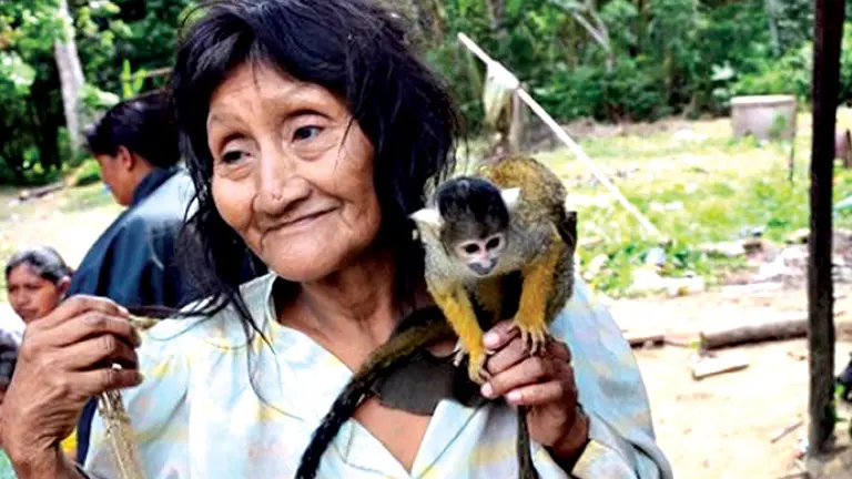 Una indígena yuqui en Bia Recuate.  ARCHIVO