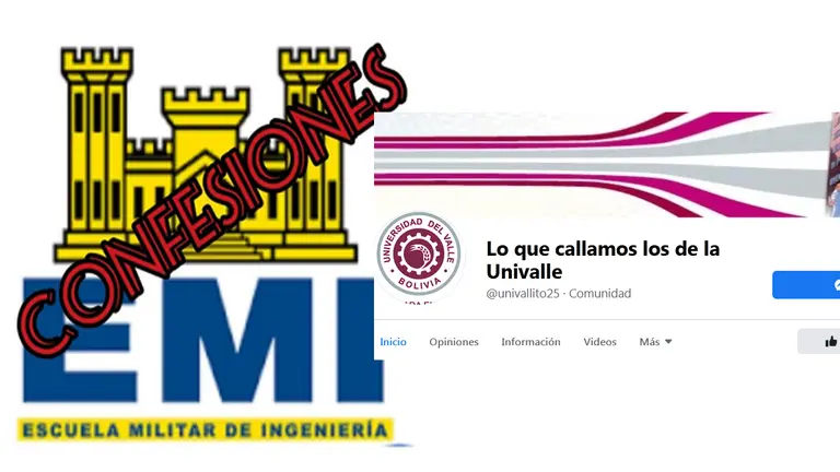 Una imagen captada de los sitios para las "confesiones". Urgentebo