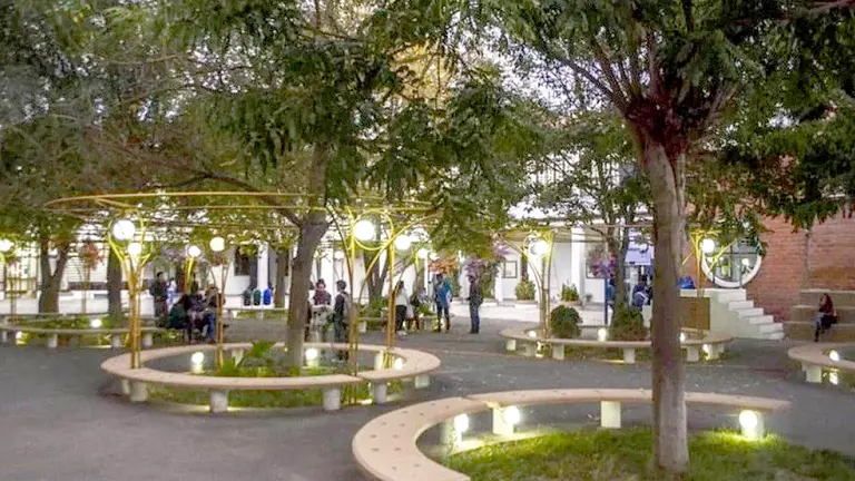 Una vista de un área abierta de la UCB de Tarija. EL PAÍS