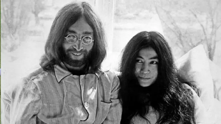 John Lennon y Yoko Ono