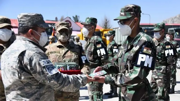 Un pasado acto de licenciamiento de los premilitares. Ministerio de Defensa