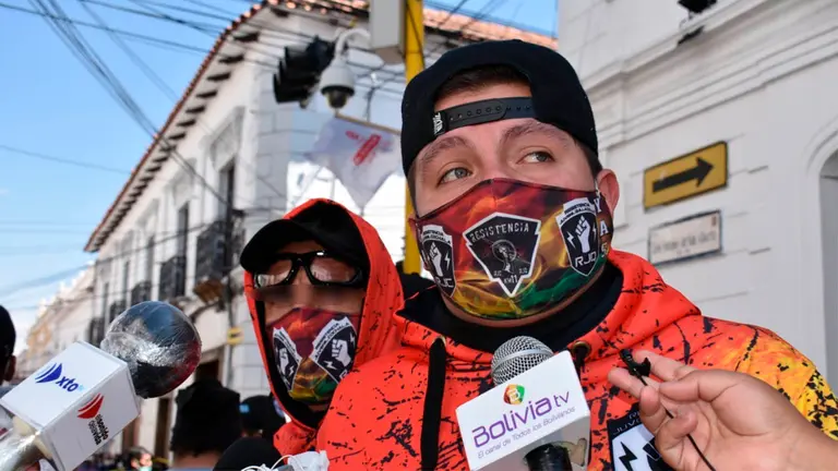 El l&iacute;der la Resistencia Juvenil Cochala, Yassir Molina. Archivo