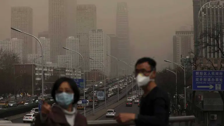 La contaminaci&oacute;n atmosf&eacute;rica alcanza en China el nivel precovid. EFE